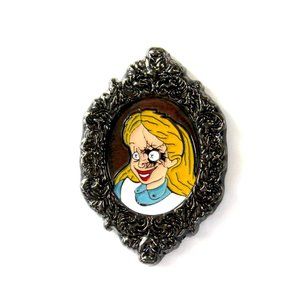 Enamel Pin Custom Lapel The Malice in Wonderland Pin -  Alice